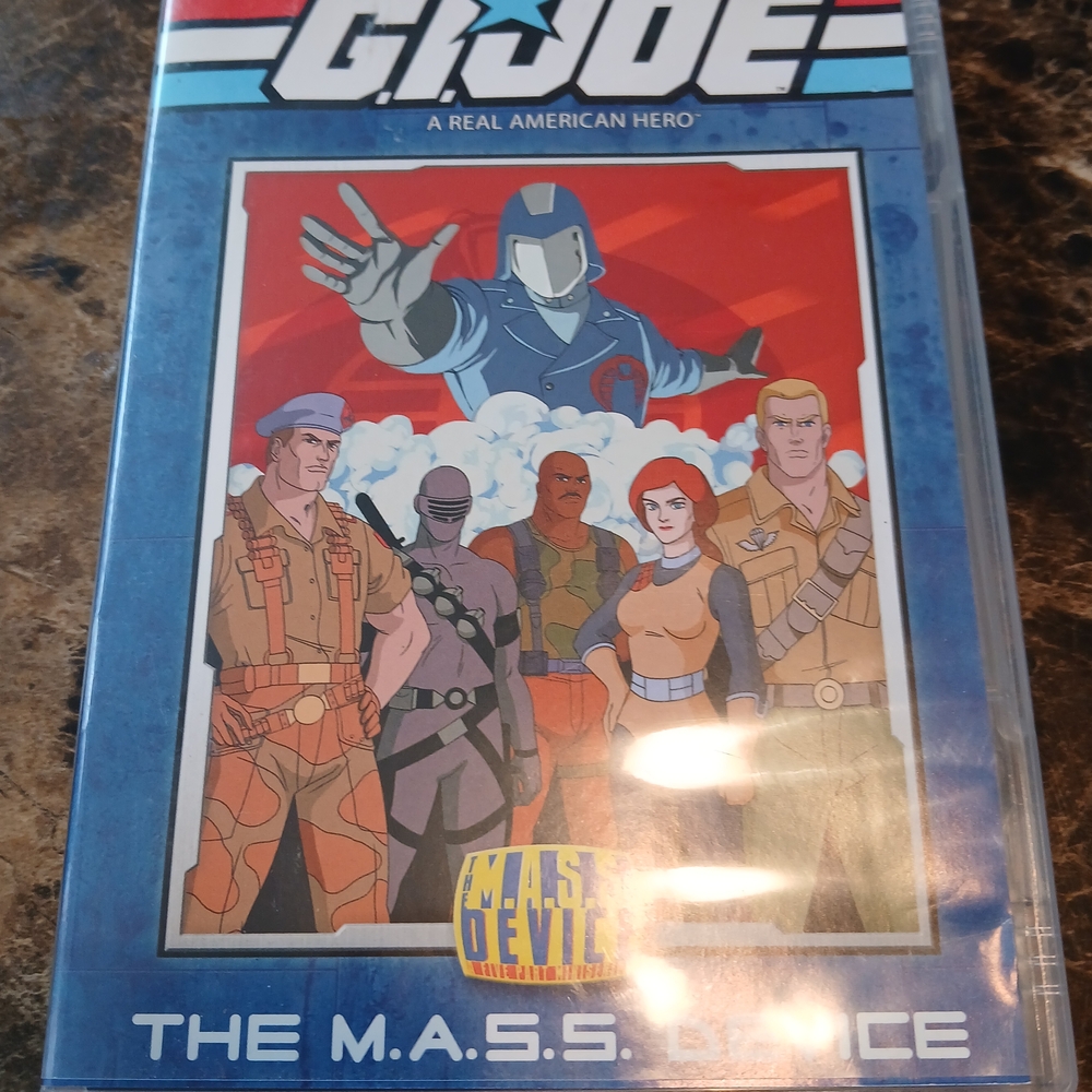 Hasbro G.I. Joe: The M.A.S.S. Device DVD - Blue and Red Cover